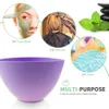 1Pc 2Size 6Colour Soft Silicone Facial Mask Bowl DIY Essential Oil Skincare Tools Easy To Clean And Durable Self-Made Beauty