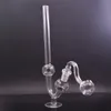 Großhandel Handwasser Bubbler -Rohre Ölbrenner Glasrohr tragbar 14 mm weiblich dicke Pyrex -Downstamm -Runde Runde des Glasdobakrohrs mit männlichen Ölnagelrohren