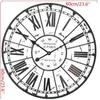 Large 60cm Industrial Vintage Retro Art Design Roman Number Stereoscoptic Needle Wall Clocks For Home Decorate282n