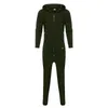 Men's Pants Long Sleeve Jumpsuit For Men Years With Flare Dressy Bodysuits Pure Color Splicing