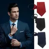 Bow Ties Dacron Leisure Nou à cravate Classic pour le mariage Business Men Slim Neccoute Adulte Gravatas Men's Zippered D4X3