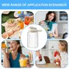 Su Şişeleri Buzdolabı Sürahi Dispenser Hava Etki Suyu İçecek Sürahi Sütlü Buzlu Çay için Filtre Saplı Pres Kapları
