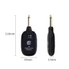 Cables A8 UHF Guitar Wireless System Transmitter Receiver Builtin Rechargeable wireless guitar transmitter for guitar accessories