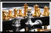 Sportowe gier sporty na zewnątrz Drop dostawa 2021 Medieval International Set z Chessboard 32 Gold Sier Games Piece 8625334