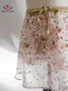 Stage Wear Ballet Skirt Chiffon Lace Dance Flower Watermark Adult Body Girl Practice Mini Tutu