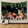 Peinture animal amant renard dans la forêt mur tapisserie suspendue chambre esthétique dortoir, fox mignon fox tapisse de mur