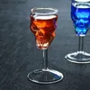 Bicchieri da vino trasparente birra da vino bottiglia di bombole di bombolette per teschio rossa vino accessori cucina sobria hih cocktail lasses bar decorazione l49