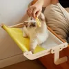 Hanging Cat Hammock Wooden Sofa House Furniture Indoor Cozy Sunny Seat Window Drawers Chair Backs Bedside Cat Sleeping Bed 240407