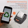 Принтеры квитанции Printer Portable 58 -мм мобильный термоунтер USB Bluetooth Bill Bill Print