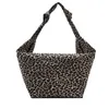 Bolsa de grande capacidade Bolsas de lona feminina Bolsas Designer hobos leopardo