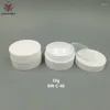 Bouteilles de rangement 100pcs Vente 10ml 10g Paste en plastique Poctes JARS BLAND avec Coud Caps Mini Cream Container