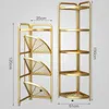 Hooks 3/4/5 Layer Installation-Free Kitchen Bathroom Multi-Function Organizer Kitchenware Rack Floor Folding Space Saving Household