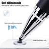 Manyetik Stylus Pen Telefon Tablet Kapasitif Ekran Cihazı Ofis için Çok Fonksiyonlu Dokunmatik Ekran Kalemleri Beyaz Kalem Yazma