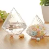 Gift Wrap 12pcs Candy Box Food Grade Transparent Plastic Diamond Shape Container Halloween Children Foodorage