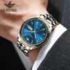 Oupinke 3170 New Style Minimalist Men's Watch Stainless Steel Solid Strap Luxury Fashion Watch Automatic Mechanical High Quality Watch