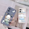 OnePlus 6t 7t 9 9r 8 8t 7 7t 5 5t 6 Ace 2v Nord 2 3 Pro Color Liquid Case Case Funda Shellのかわいいポチャッコシンナモロール電話ケースケース