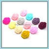 Other Mini Flower Sile Teething Beads Food Grade Bpa Sensory Loose Diy Jewelry Making Accessories Drop Delivery Dh1Rn
