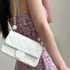 9A Designer Bag Pearl Dumpling Women's Shoulder Bag With Pearl Ball och inlaid Small Brand Logo Classic Flap Cover Design