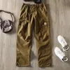 Pannello cargo del designer da uomo Carhatt Pant Hip Carhatt Cargo Pant Multi Punk Rock Gamba larga pantaloni da streetwear di grandi dimensioni cotone casual sciolto 775