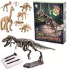 Dinosaur Bones Education Toys for Children Mining Toy Set Biologi Fördelar Anatomi Modell Tyranosaurus Rex Mammoth Stegosaurus