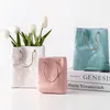 Vases Handbag Flower Vase Ceramic Artificial Dried Pot Shopping Basket Bag Arrangement Ornaments Table Decoration