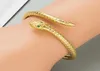 Bangle Crystal Bracelet Women Gold Diamondstudded Upper Arm Cuff Openings Adjustable Exaggerated Jewelry Gift For Girls8660589
