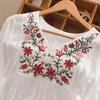 Summer Women Messicano Ricordato Floreale Cambiato floreale Tunica etnica Vintage Tunica Boho Hippie Tops Bluse Feminina 240412