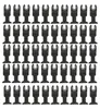 Lame de scie 50pcs 45 mm lame de scie oscillante Oscillant lame multi-outils à haute teneur en acier en carbone