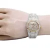 Männer Herren 41mm Audemar Pigue Watch Royal Oak APS Factory 2-Farben Roségold Band 27.0 Karat Diamond Uhr