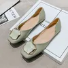 Casual Shoes Fashion Ballet 2024 Flat Bottom Low Heel Soft Sole Stora Women's 41 - 43