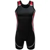 Uppsättningar/kostymer brottning singlet bodysuit leotard outfit underkläder gym ärmlös triatlon kraftlyftning kläder simning löpande skinsuit