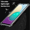 Para o Samsung Galaxy A02 Clear Phone Soft Case TPU transparente para Sumsung A 02 6.5 "SM-A022F Chefe de Chegamento à prova de choque