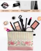 Roses Lace Dots Stripes Women Portable Storage Bag Pouch Napkin Cosmetic Bags Organizer Ladies Makeup Bag