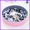 Vikbara barn Ocean Ball Pool Pit Dry Folding Staket Tält Leksaker Baby inomhus leksaker Boll Playpen för pojkar flickor barn födelsedagspresent 240329