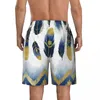 Herren Shorts Summer Board Mann Fahnen Flaggen Retro Sports Fitness3d Printed Beach Kurzhose Lustige schnelle Trocknung Schwimmstämme große Größe groß