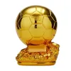 Soccer Golden Ball Trophy Custom Football Fally Shooting Athlete Electroplating Model Harts Soccer Cup Fans Collectibles Souvenirs Gift