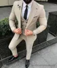 Men's Suits Blazers Men Suit Prom Tuxedo Slim Fit 3 Piece Groom Wedding Suit For Men Custom Blazer Terno Masuclino 3 Pieces (jacket+vest+pant)