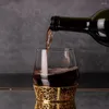 ワイングラス390mlスピリットグラスウイスキース​​テンレススチールボトムウォッカオリジナルビールブランデーウイスキーカップ高級ドリンクウェア