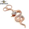 Nyckelringar Crystal Vivid Snake Key Chains Holder For Car Women Keychains Keyrings Purse Bag Pendant Llaveros 2021 New Hot Sale Dropshipping 240412