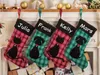 Meias de caldo de estimação personalizadas personalizadas de gato/cachorro de palha de Natal com meias de férias com meias de férias