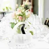 Tecer cesto flor menina noiva suprimentos de casamento decoração de renda casamentos elegantes cestas brancas plástico para flores