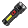 Draagbare lantaarns Tra Powerf LED Torch Light Oplaadbare zijde 6led Outdoor voor Cam Drop Delivery Sports Outdoors Camping Hiking en OTWQE