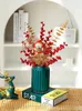 Vases Artificial Flower TV Cabinet Year Driven Living Room Arrangement Dining Table Oral Names Spring Festival