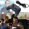 GamePads 2.2m Wire Gamepad USB Joypad Durable Dual Vibration Controller Family Party Party Entertainment Tools for Microsoft Xbox One Slim