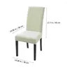 Couvre-chaise Jacquard Cover Scecover Seat Chairs