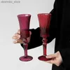 ワイングラスヴィンテレッドワインチャンパンカクテルオブレット装飾パーティーバーウォータージュースワインラスオブレット150ml透明コーヒーミルクカップL49