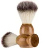 Superb Barber Salon Shaving Brush Black Handle Blaireau Face Beard Cleaning Men rakar Razor Brush Cleaning Appliance Tools CCA774989178