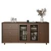 Nouvelle couleur de bois de luxe côté buffet armoires de buffet meubles