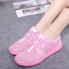 Casual Shoes 2024 Sell Summer Outdoor Women Sneakers White Breathable Ultralight Cutout Solid Kintting Zapatos Mujer