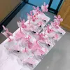 Розовая милая кошачья ветряная мельница нажатие зажима качания